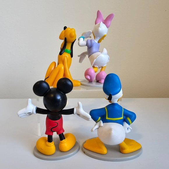 Just Play Disney Mickey Mouse Clubhouse Lot of 4 Figures Cake Topper Pluto Daisy - Picture 2 of 7
